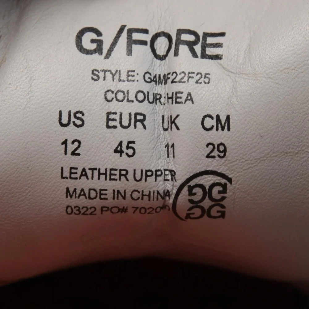 G/FORE Disruptor Wool Mule Sneakers Mens 12 Grey G4MF22F25 Slip On Backless